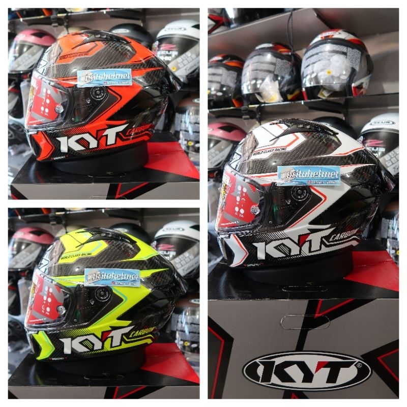 KYT NZ Race Carbon Competition Free Dark Visor