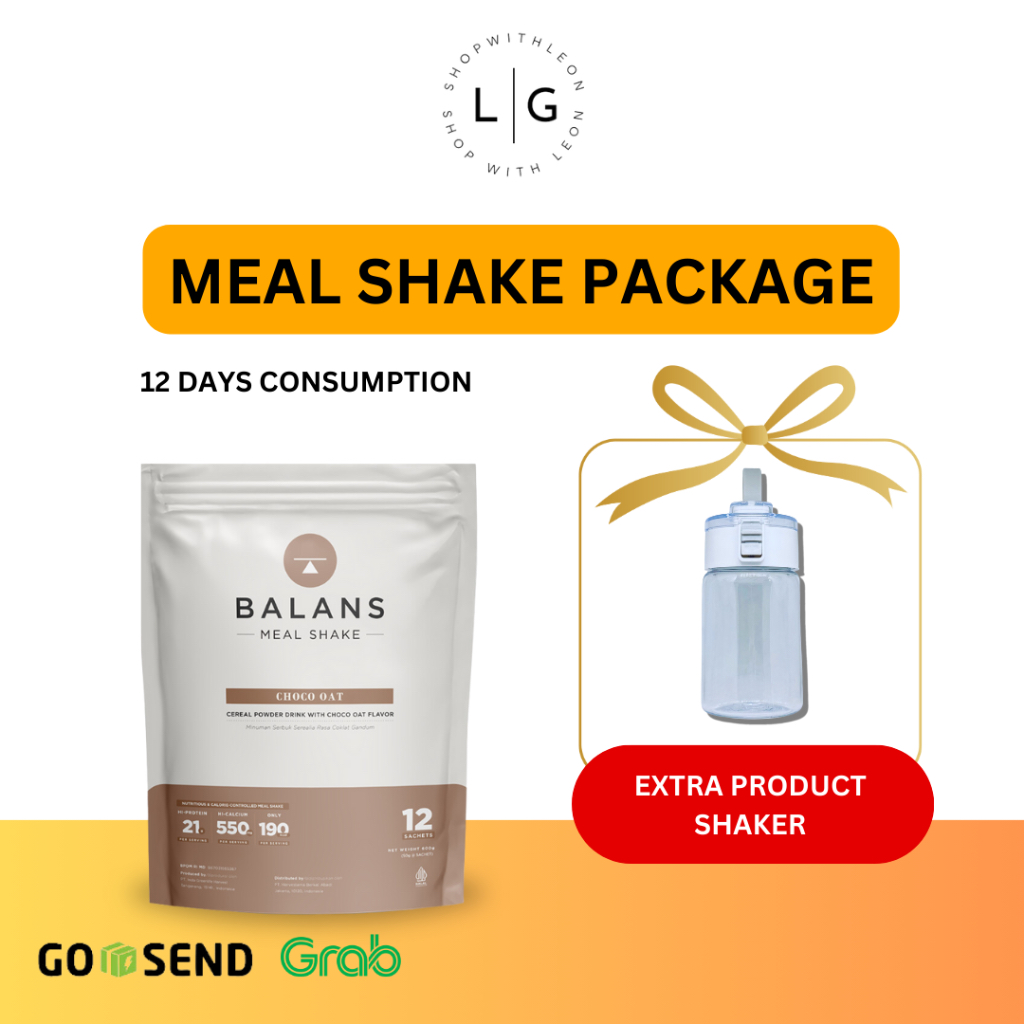 

Balans Meal Shake Choco Oat 12s + Shaker