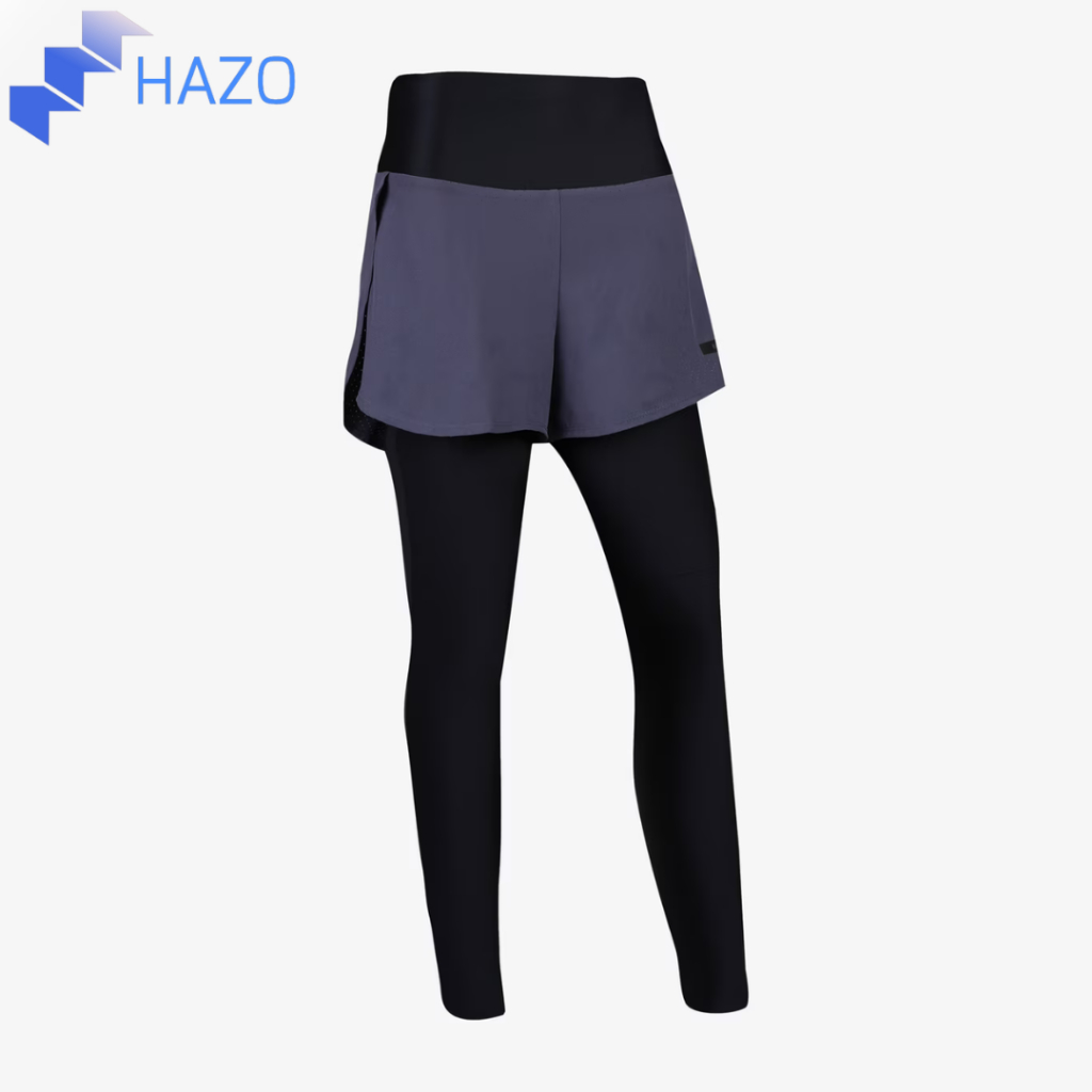 CELANA LEGGING LARI WANITA RUNNING TRAINING 2 IN 1 SPORT OLAHRAGA