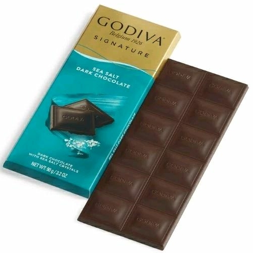 

GODIVA Signature Sea Salt Dark Chocolate Tablet 90g