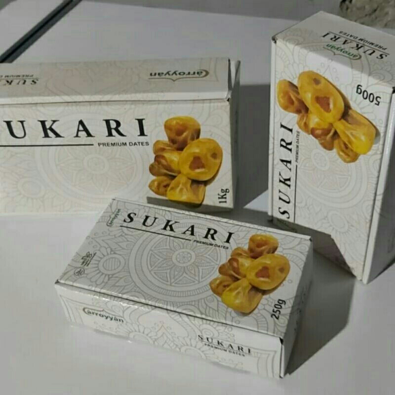 

KURMA SUKARI ARROYYAN PREMIUM MADINAH 250 GRAM KURMA SUKARI ARROYYAN BASAH LEMBUT