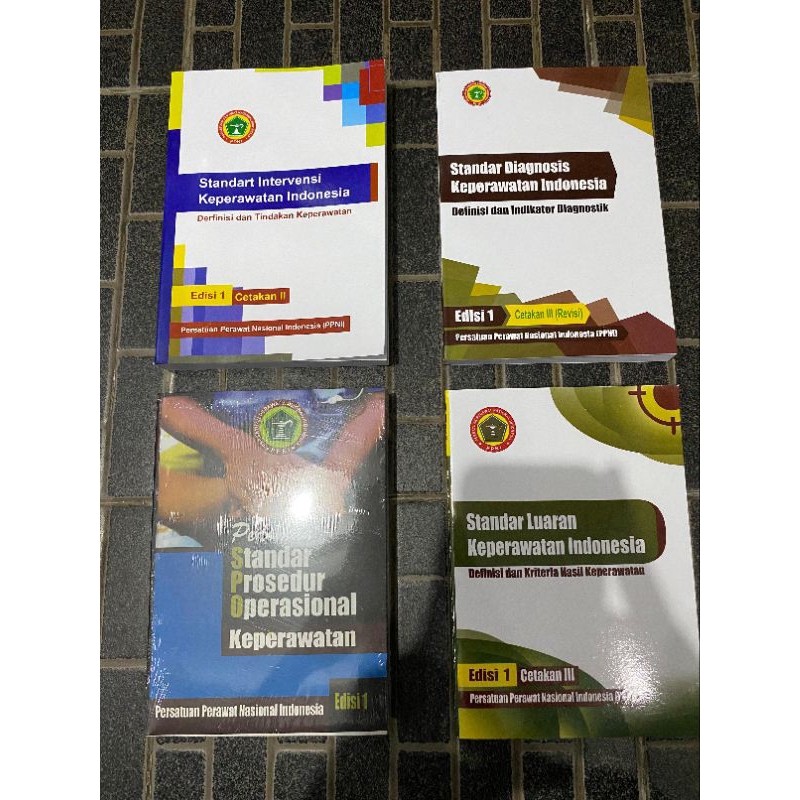 Paket 4S Buku Keperawatan 3S Sdki Slki Siki &  SPOK