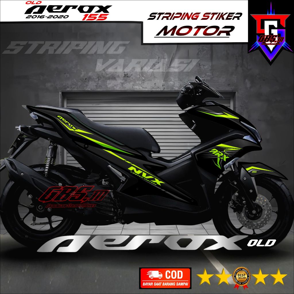Stiker Striping Variasi Aerox 155 Old Striping Variasi Motor Aerox 2017 2107 2018 2019 Striping List