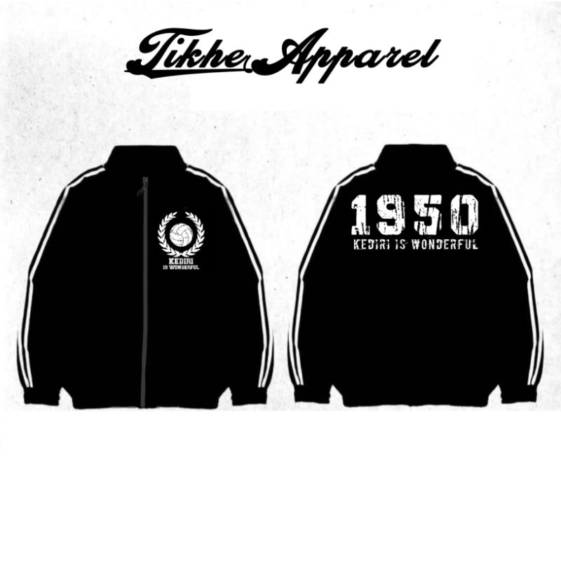 Jaket Tracktop Persik Kediri || I003 Wonderful || Custom || Casual Tracktop ||
