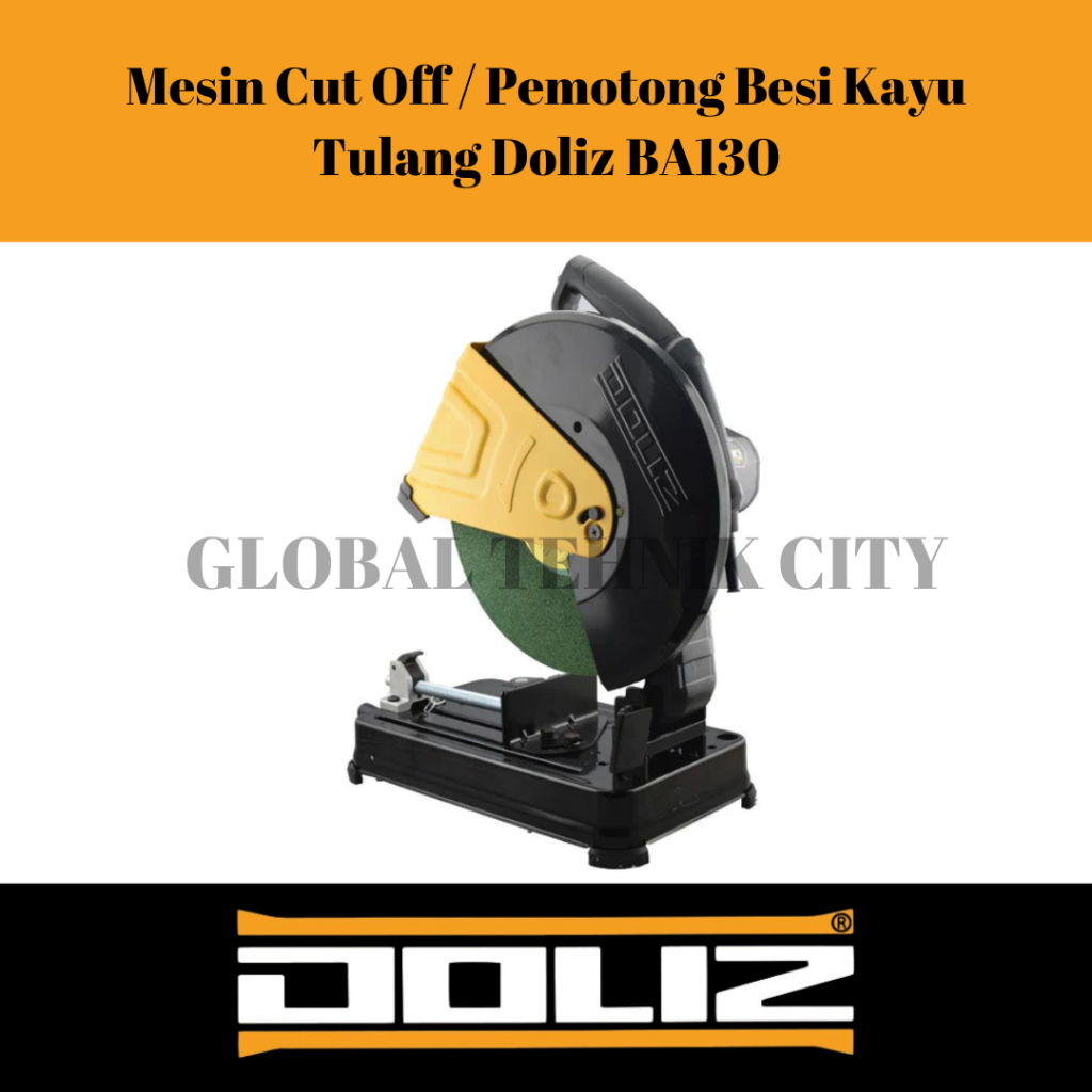 Mesin Cut Off / Pemotong Besi Kayu Tulang Doliz BA130