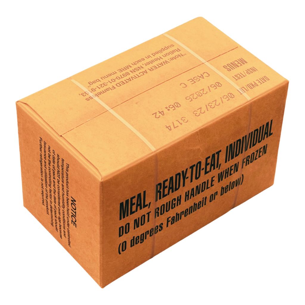 Survival Meal American Army Ration  (Meal Ready to eat) MRE Menu 1-12 Air Dropped Package