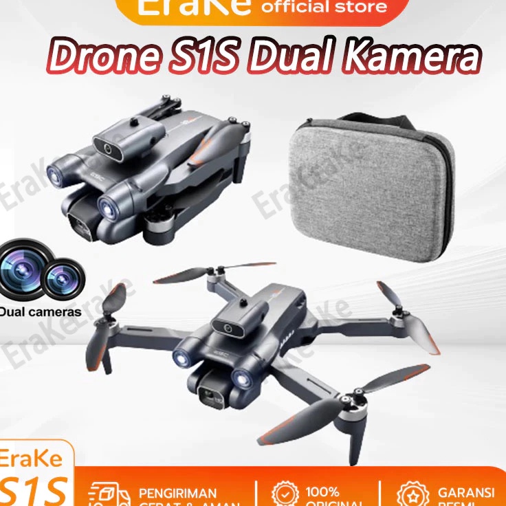 Best Seller  Drone Kamera Jarak Jauh Drone GPS Drone S1S Dual Kamera Brushless Dengan Sensor Anti Na
