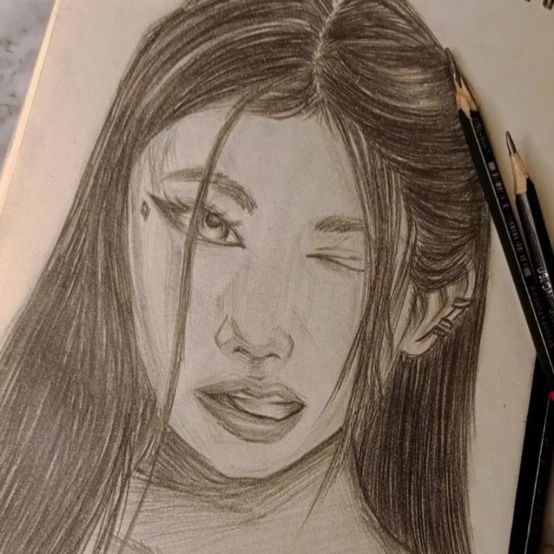 

jasa gambar hitam putih ukuran kertas A4