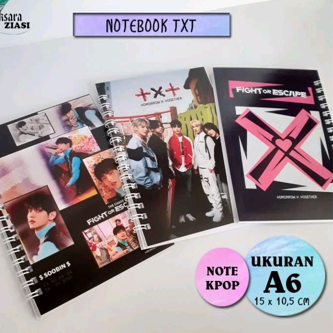 

Notebook A6 TXT | Kpop Notes