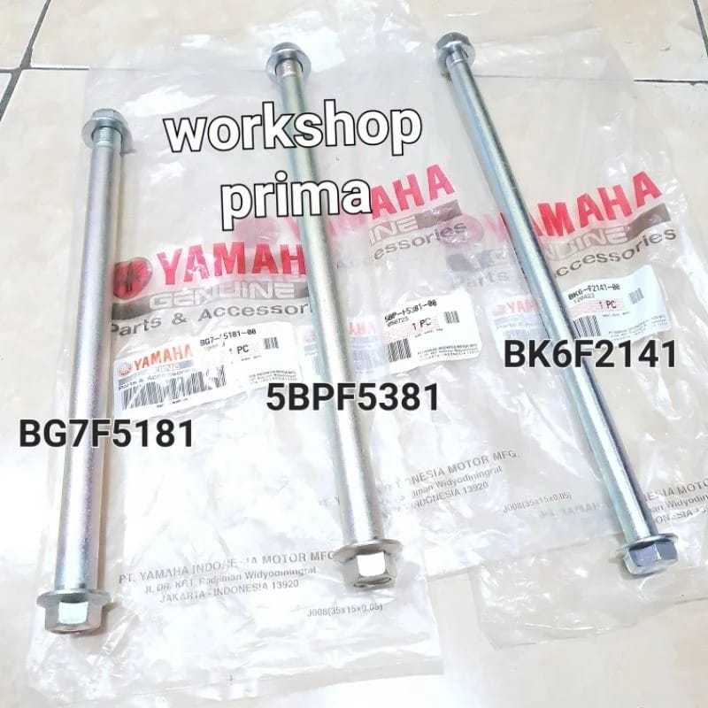 as roda depan belakang as sasis frame kerangka swing arem mt15 mt 15 mtn 155 2019 - 2022 ori ygp