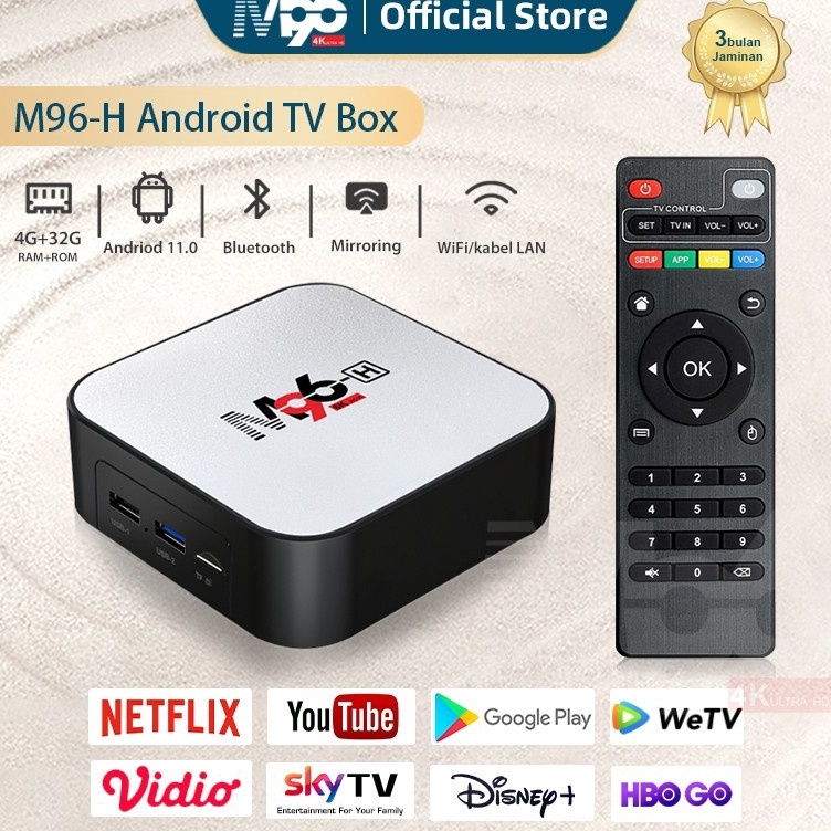 BmN M96 TV BOX M96H Smart Android tv box android 1 4gb32gb WiFi Stb Box Tv Digital 4K HD