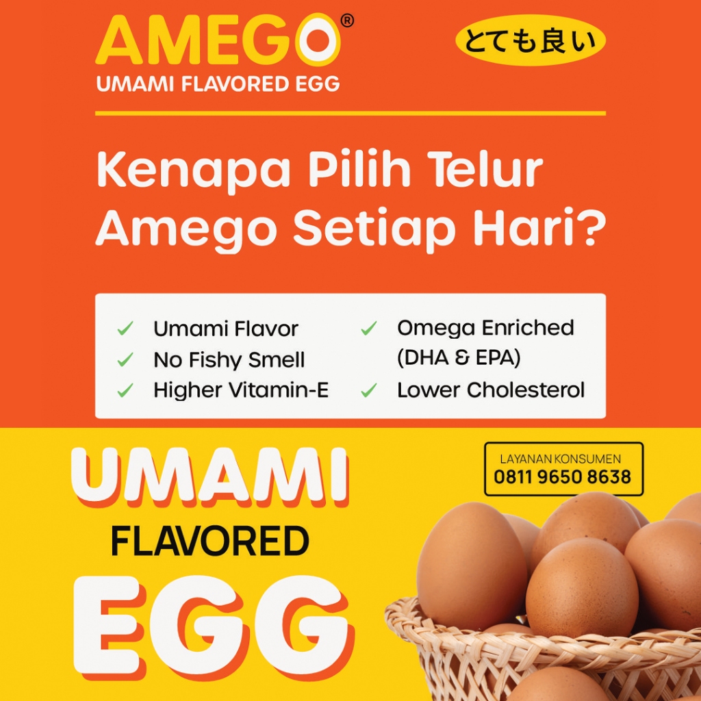 

RB Telur Ayam Umami Omega Plus Per 15 Pcs
