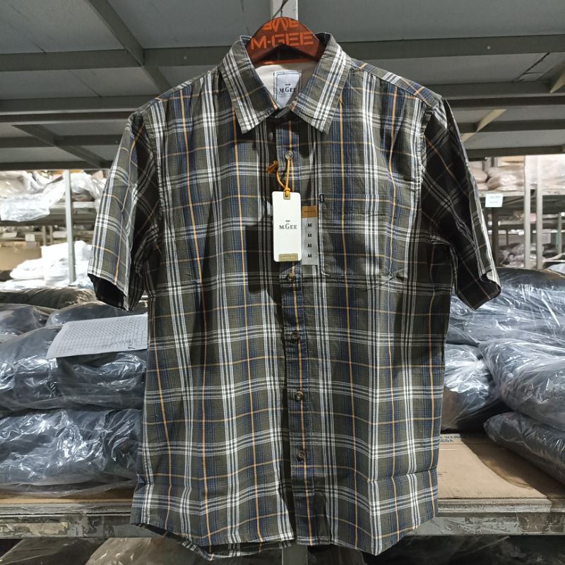 Kemeja lengan pendek ORIGINAL MGEE ALTO C130 OLIVE