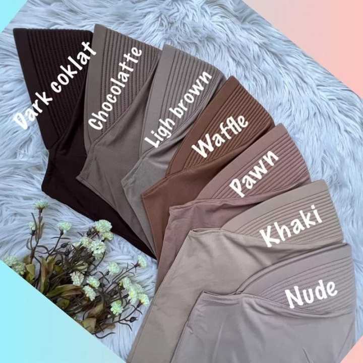 HIJAB INSTANT SPORTY JERSEY BERGO INSTAN SPORT POLOS PET TEBAL
