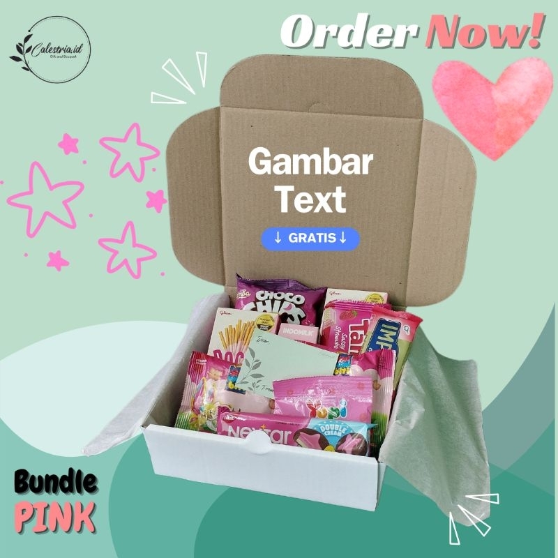 

hampers snackbox / ulang tahun / graduation / anniversary / etc #pink edition