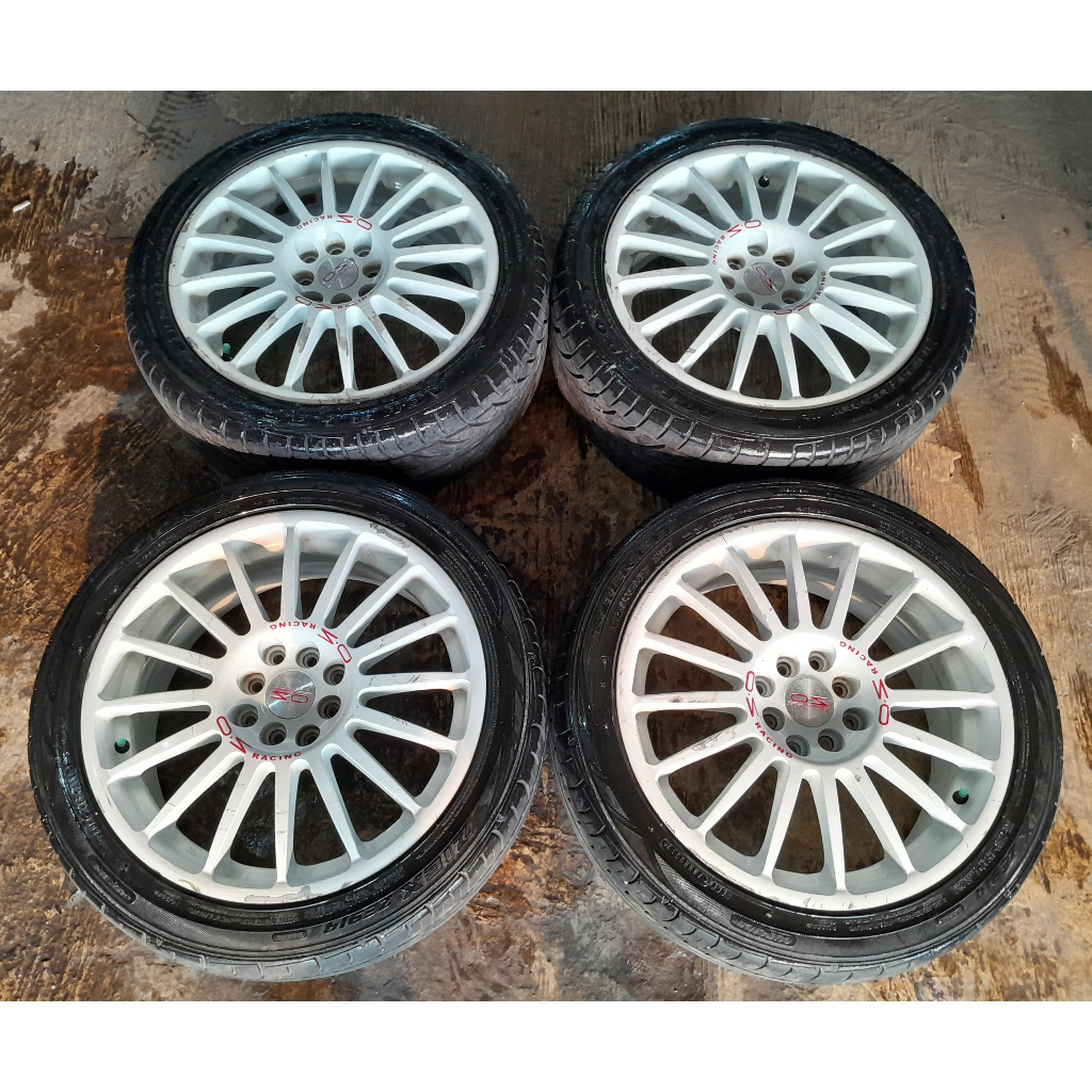 VELG MOBIL SECOND OZ RACING RING 17 LEBAR 7 PCD 4X100/4X114,3 + BAN LAYAK PAKE