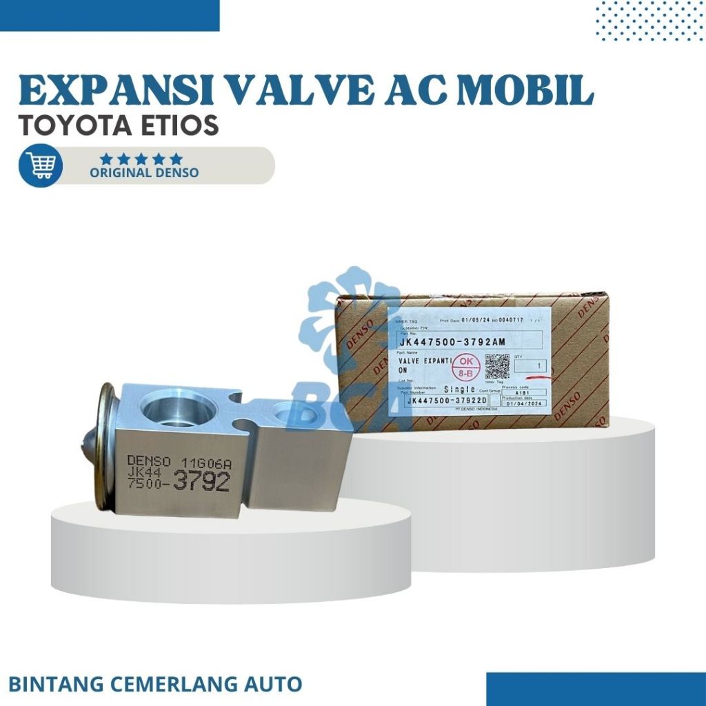 EXPANSI EKSPANSI AC MOBIL TOYOTA ETIOS ORIGINAL DENSO