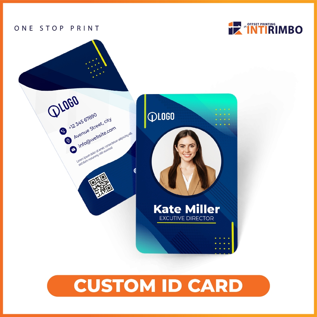 

Cetak Kartu Id Card Print Id Card Custom Id Card PVC Nametag Kartu Member Karyawan