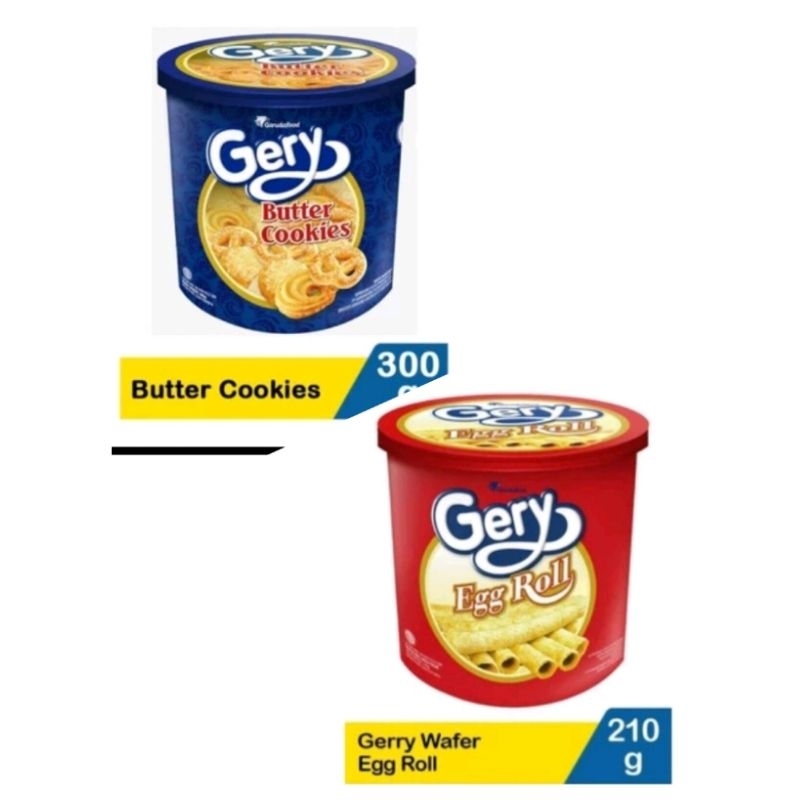 

Gery butter cookies & gery egg roll 300gr,210gr