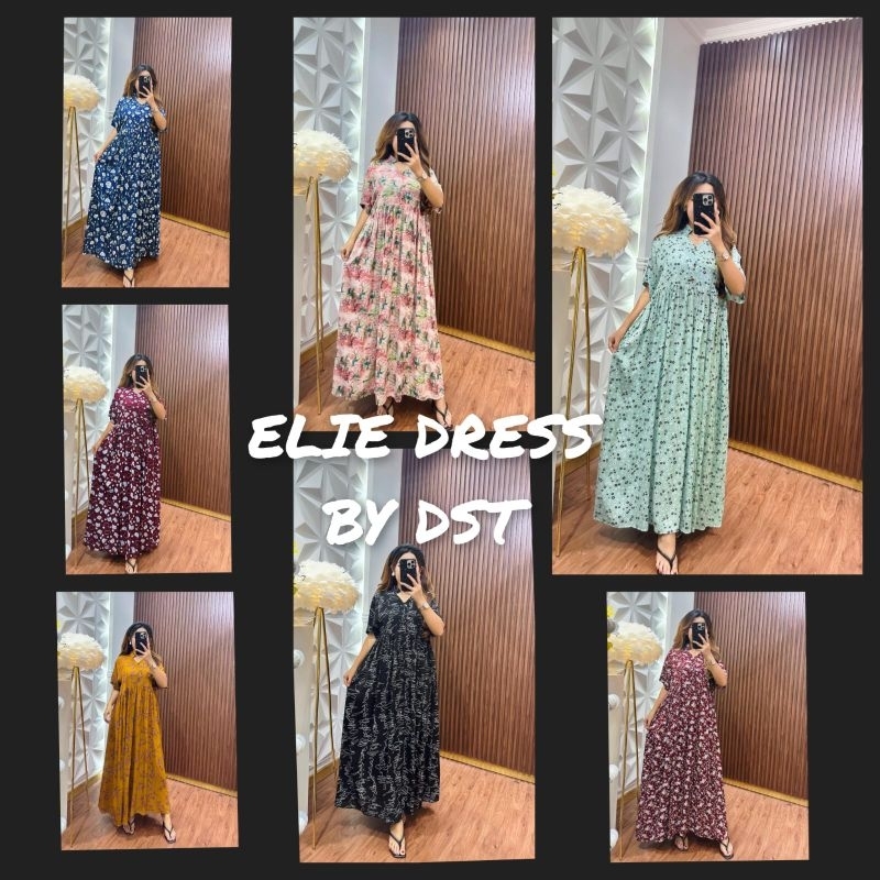 ELIE DRESS BY DST COLECTION//100% ORI DST