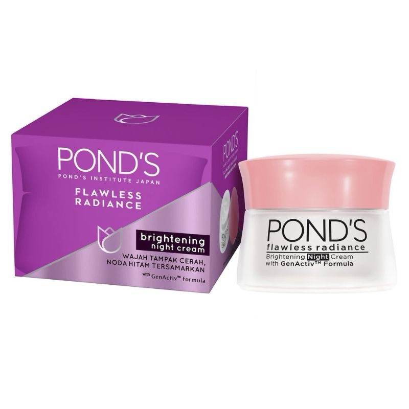 Ponds Flawless White Radiance Night Cream 10g - Ponds Day Cream 10g