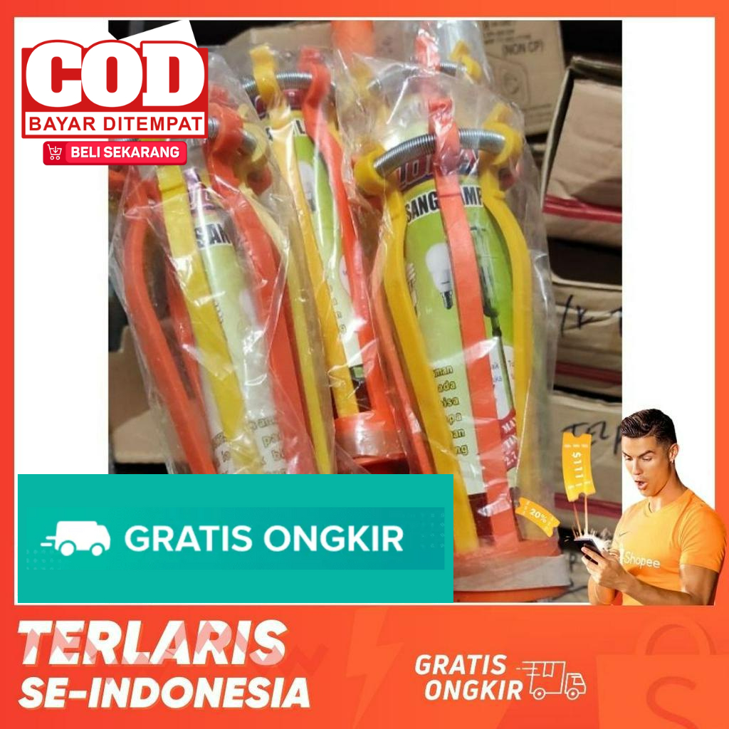 KEPALA TONGKAT PENGGANTI LAMPU BOHLAM I KEPALA TONGKAT LAMPU I KEPALA STICK LAMPU