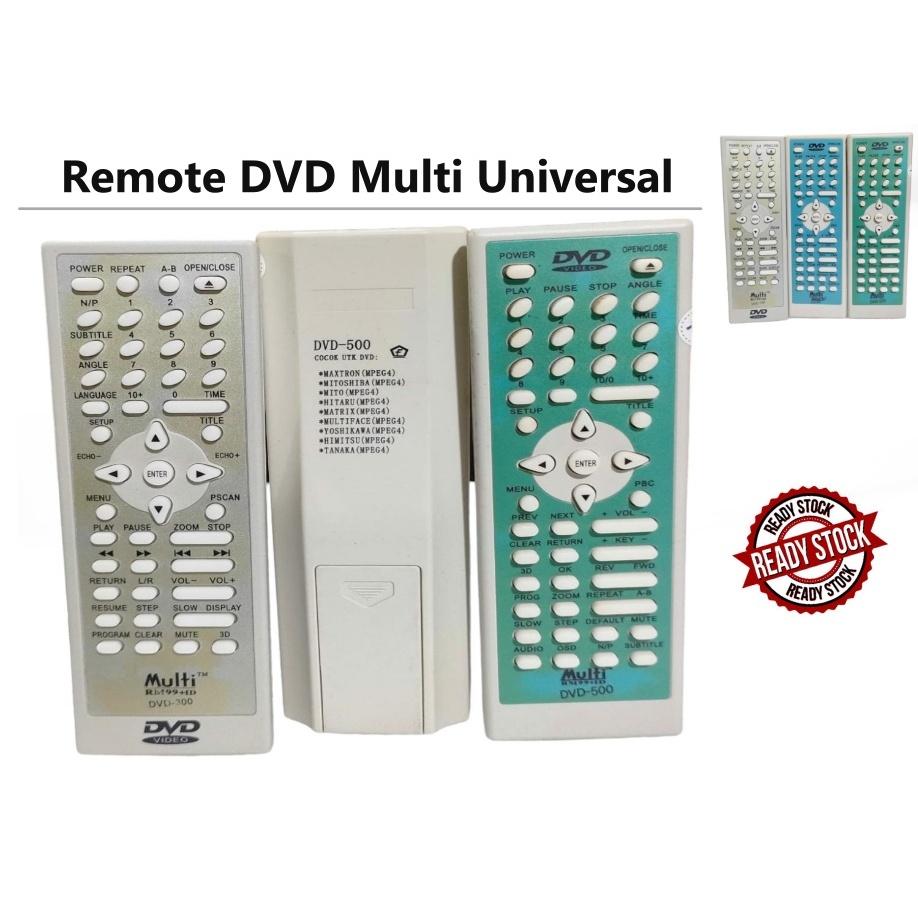REMOTE DVD CHINA MULTI BM MPEG4 GMC CRYSTAL AKIRA DLL Murah Meriah