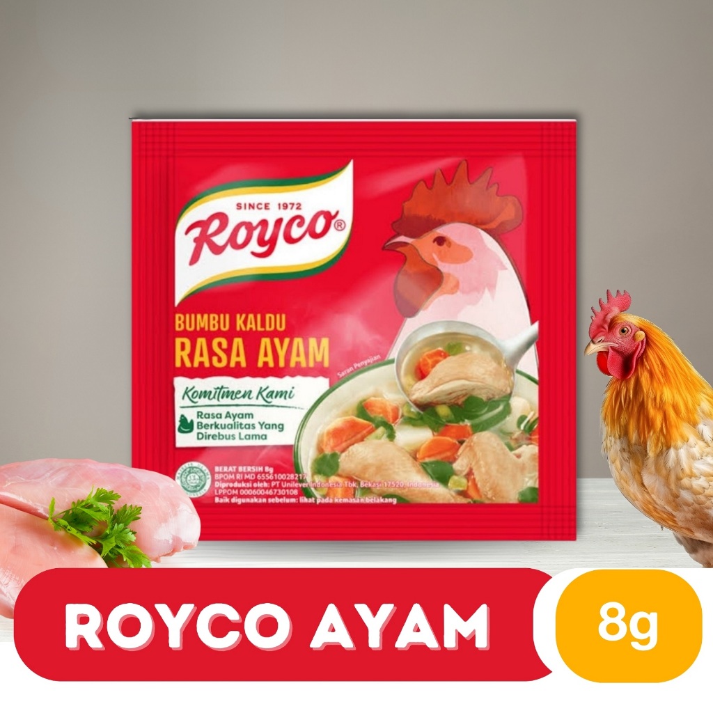 

Bumbu Masak Royco Sapi dan Ayam 8g 12 pcs
