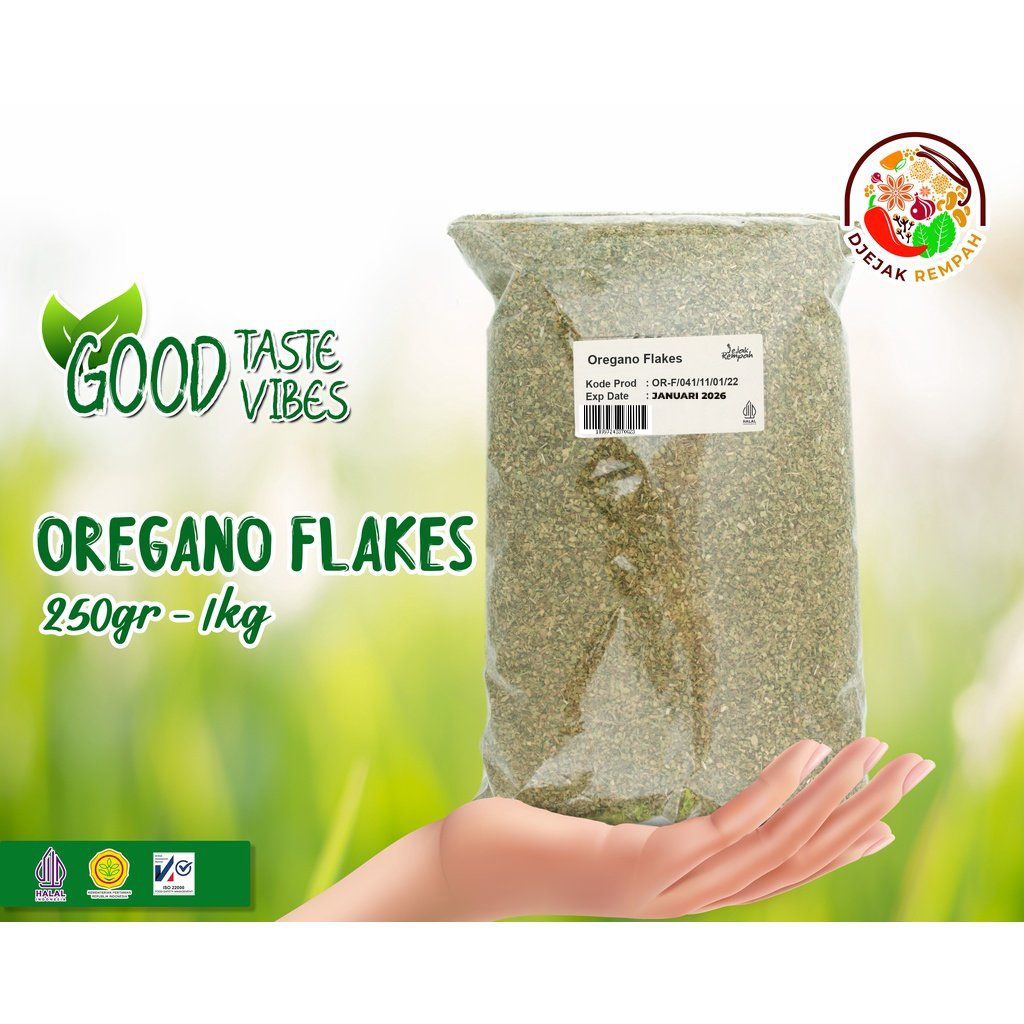

Oregano Flakes Premium (Kemasan 100 Gr - 500 Gr)