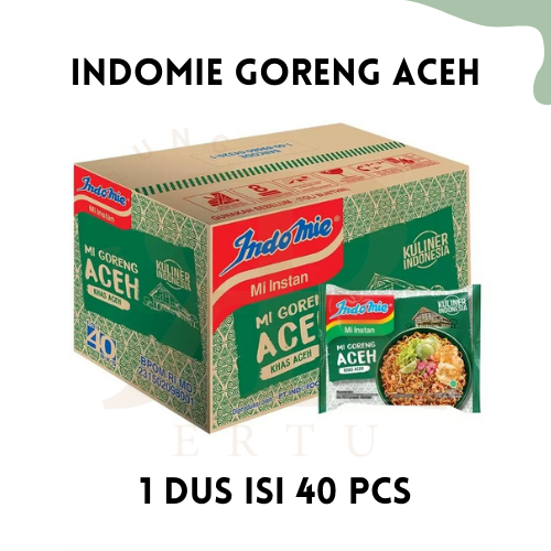

Indomie Mie Goreng Aceh 80 gr (1 Dus isi 40 Pcs)