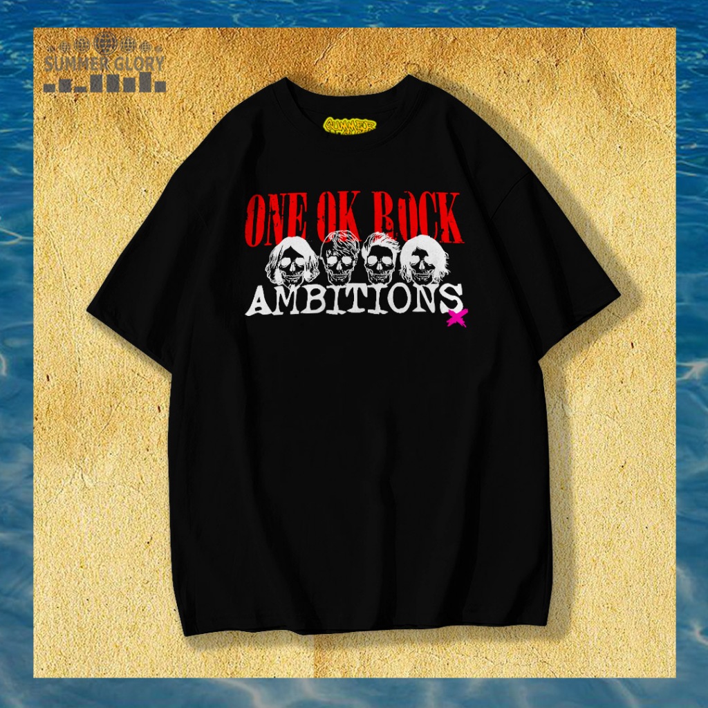 ONE OK ROCK T-SHIRT / KAOS BAND OOR / ONE OK ROCK