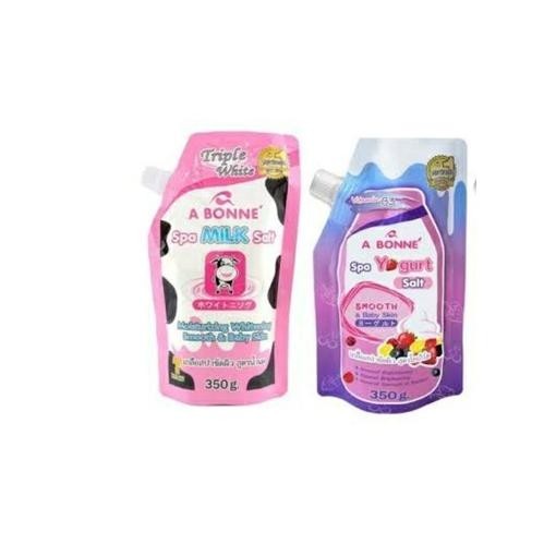 A bonne spa milk salt 350gr & Abonne salt spa yogurt 350gr /Abonne spa - Milk, 350gr