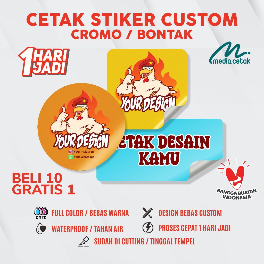 

CETAK STIKER CRHOMO | STIKER LABEL CROMO | CETAK STIKER KROMO | CETAK STIKER BONTAK | CETAK STIKER MURAH | CETAK STIKER LABEL MAKANAN | CETAK STIKER LABEL MINUMAN | STIKER CROMO | KROMO | CRHOMO
