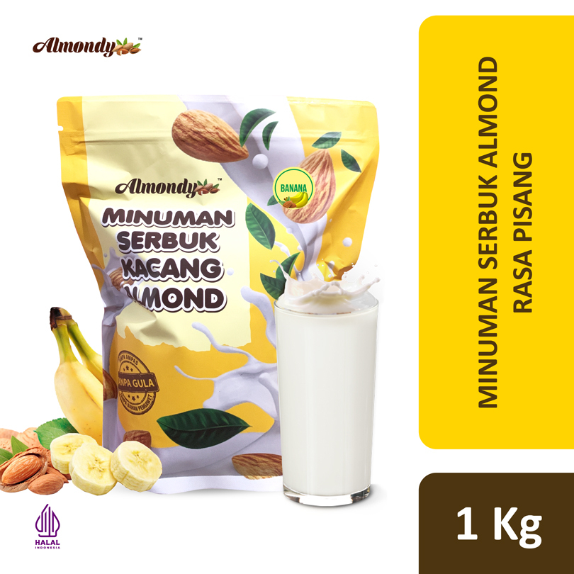 

Almondy Minuman Serbuk Kacang Almond - ASI Booster - Banana