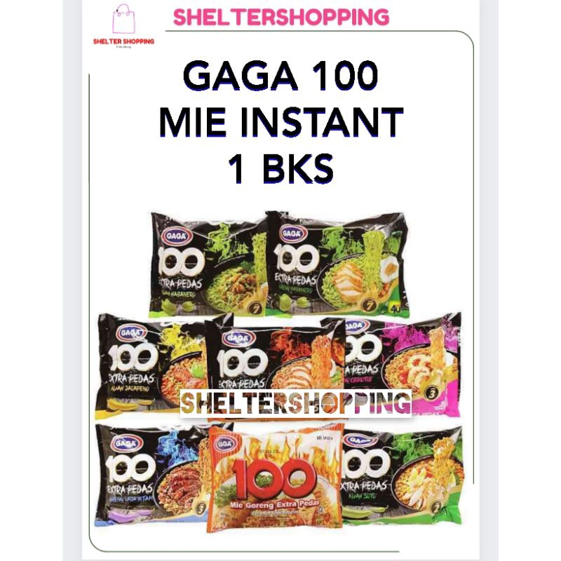 

(INSTANT & SAMEDAY) GAGA 100 Mie Goreng Mie Instan 1 Bks