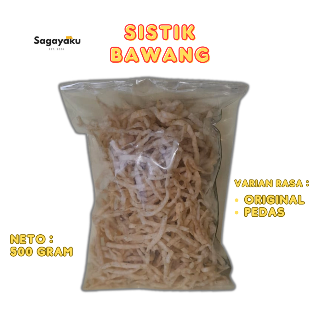 

SISTIK STIK BAWANG KERIPIK CEMILAN - SAGAYAKU