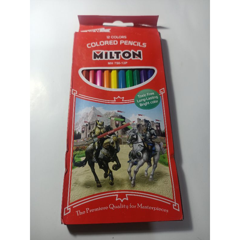 

Pensil Warna MILTON Panjang 12 Warna / Pensil Warna Panjang Murah