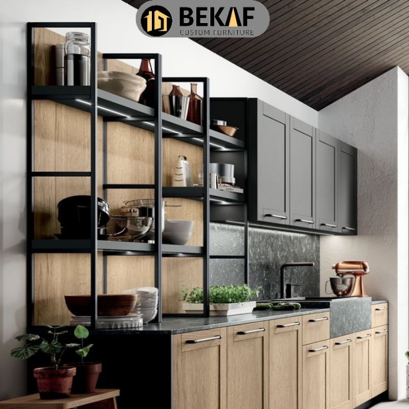 BEKAF | Kitchen Set Industrial | Custom HARGA PER METER