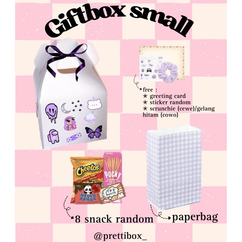 

GIFTBOX ISI SNACK (SMALL)