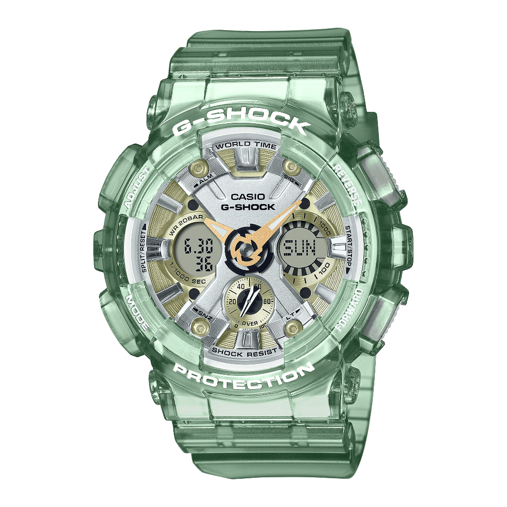 Casio G-SHOCK GMA-S120GS-3A Original / Jam Tangan Pria Analog Digital