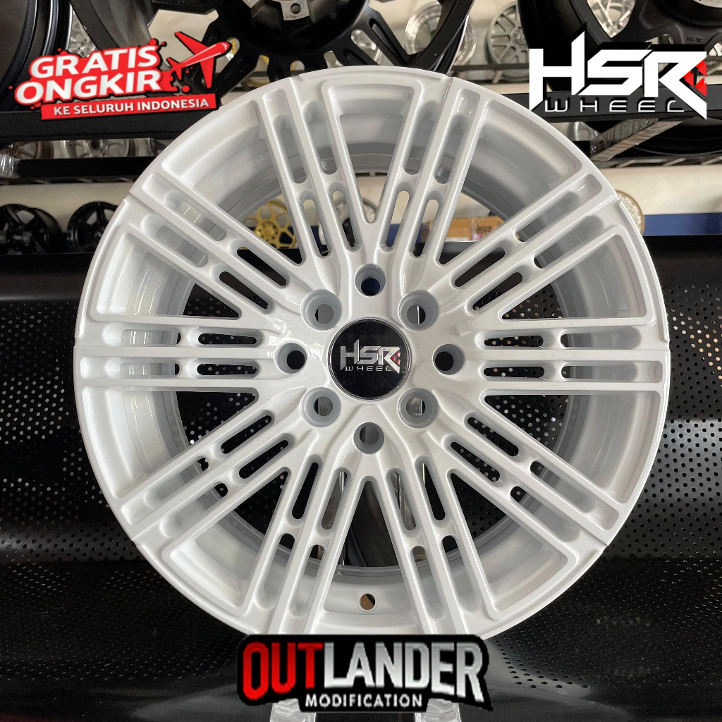 Velg racing ring15 untuk mobil Karimun| Estilo| Splash| Swift| WagonR| dll velg hsr tomok R15