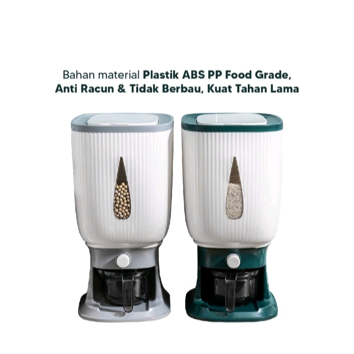 Dispenser beras modern dispenser beras 10 kg dispenser beras otomatis