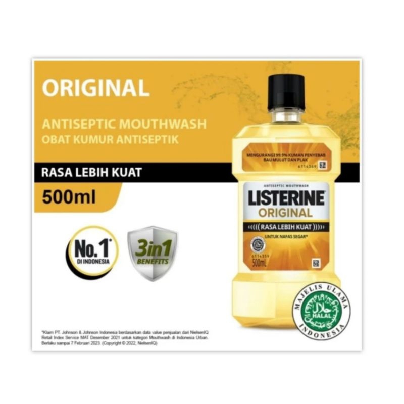 Listerine Original 500 ml Obat Kumur