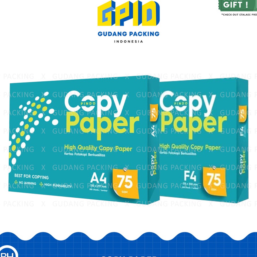 

55 COD COPY PAPER Kertas HVS A4 F4 75 Gsm