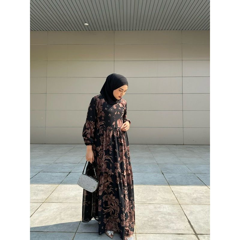 Yoya – Kayala Dress – Gamis Wanita Full Furing Elegan Nyaman