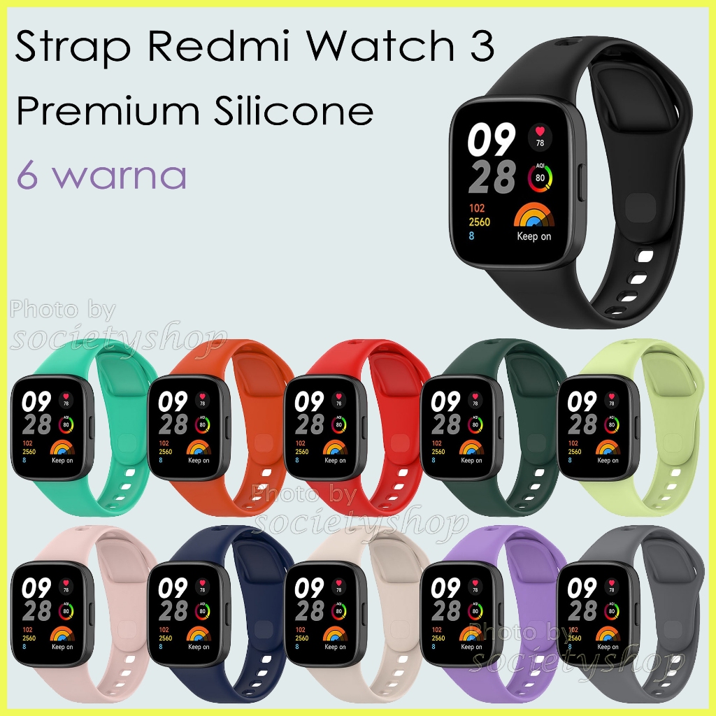 Strap Redmi Watch 3 Silicone Jam Redmi Watch 3 SET Tangan Smart watch