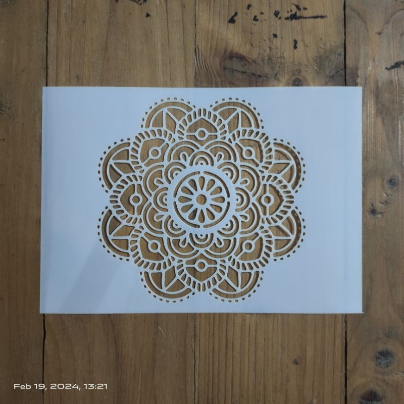 

Stencil Mandala | Ukuran A5, A4, A3