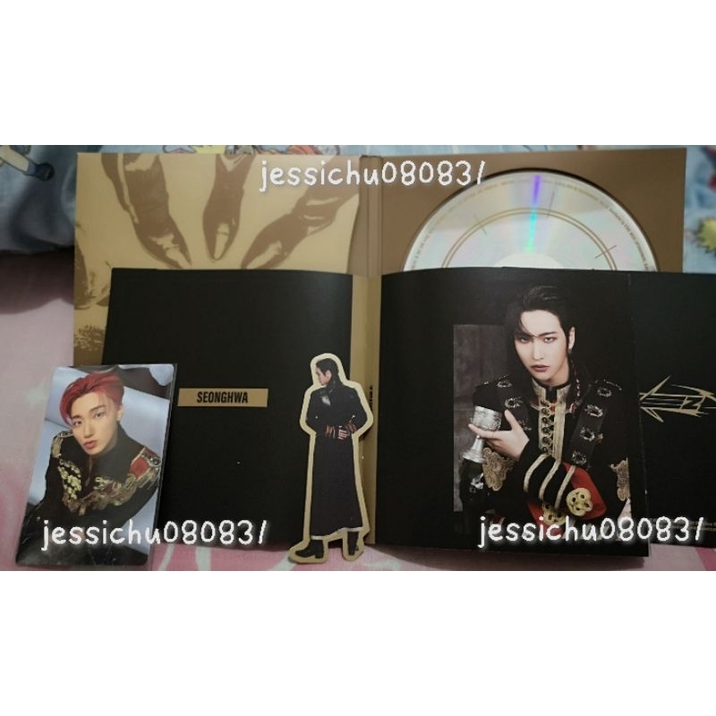 unsealed fullset digipack The World ep. fin: Will Ateez san seonghwa