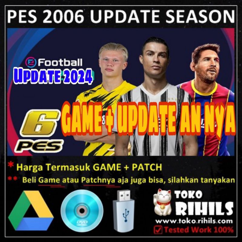 Pes 2006 (Pes 6) Patch Season Terbaru Game untuk Komputer PC