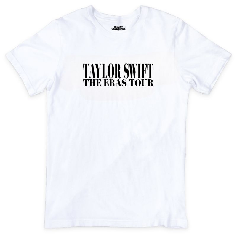 Taylor Swift Eras Tour Basic Design T-Shirt / Kaos Band Musik Murah POP Alternative Country